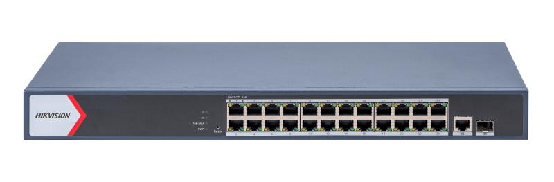 [HIK-DS-3E1526P-EI-M] Switch Gigabit PoE+ administrable de 24 puertos con SFP, 230 W