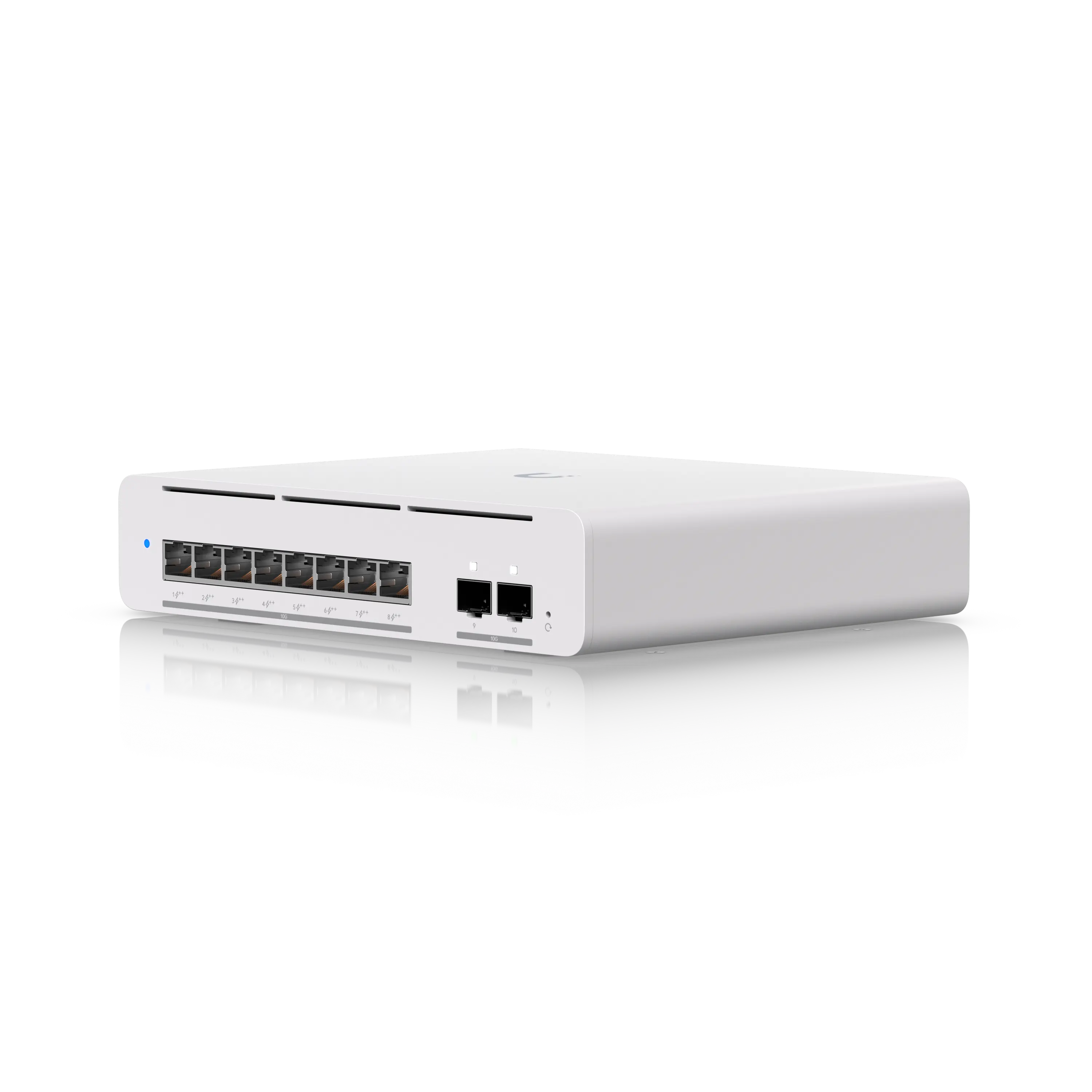 [UBT-USW-PRO-XG-8-POE] Switch Ubiquiti UniFi Pro XG 8 PoE (USW-Pro-XG-8-PoE) — Switch L3 Etherlighting Compacto con 8 Puertos 10 GbE Todos PoE++, 2 SFP+ y 155W en Formato de Escritorio