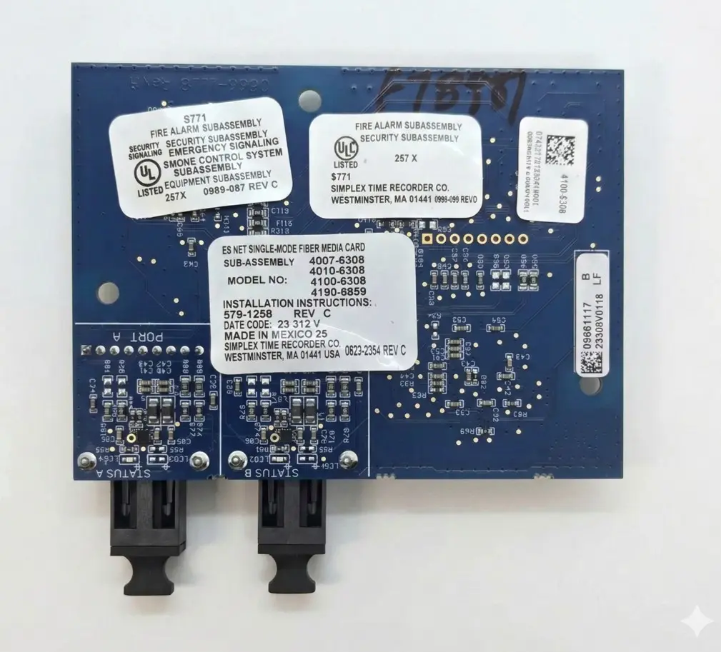 [SPL-4007-6308] Tarjeta de Fibra mono modo para panel 4007ES