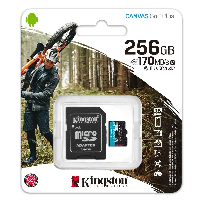 [WDI-SDCS3-256GB] Tarjeta de memoria microSD Canvas Select Plus 256GB