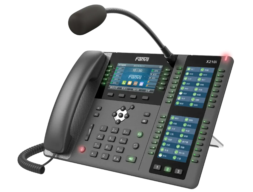 [FAN-X210I] Teléfono IP Empresarial Fanvil hasta 20 Líneas SIP con 106 Botones DSS, Bluetooth y PoE