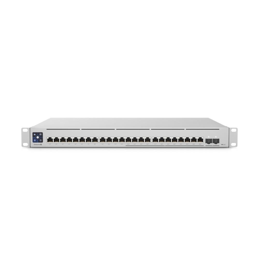 [UBT-USW-ENTERPRISE-24-POE] UniFi Enterprise 24 PoE: 12 puertos 2.5 GbE con 400 W y 10G SFP+