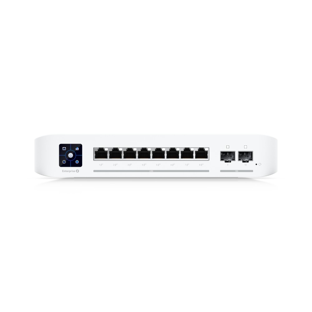 UniFi Enterprise 8 PoE: 8 puertos 2.5 GbE con 2 uplinks 10G