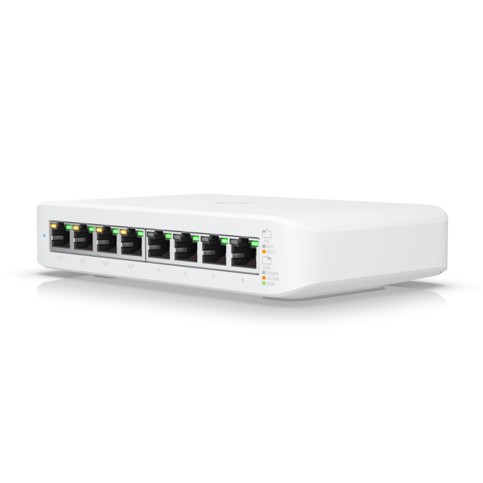 [UBT-USW-LITE-8-POE] UniFi Switch Lite 8 PoE: 4 puertos PoE+ con 52 W, ultracompacto
