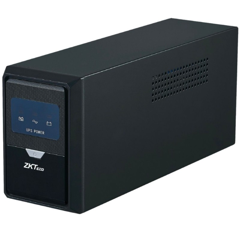 [ZKT-ZKUPS-360W-LED] UPS ZKTeco de 600VA / 360W con Pantalla LED — Respaldo de Energía Compacto con 4 Tomas de Batería y 2 de Protección para CCTV y Control de Acceso