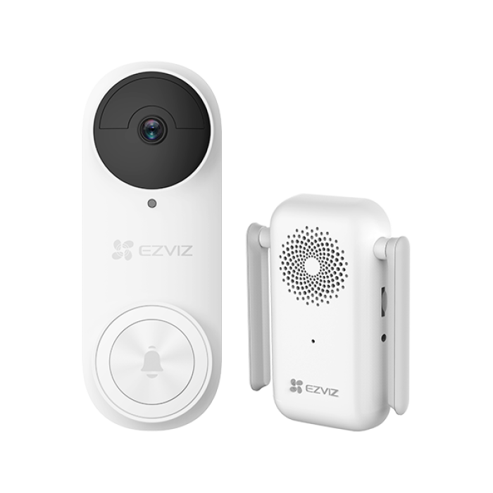 Videointercomunicador 1080P, 160° de vista horizontal, visión nocturna a 6 m, H.265. Marca EZVIZ