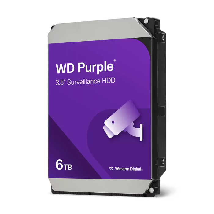 [WDI-WD64PURZ] WD Purple WD64PURZ - Disco duro - 6 TB - vigilancia - interno - 3.5" - SATA 6Gb/s - 5400 rpm - búfer: 256 MB