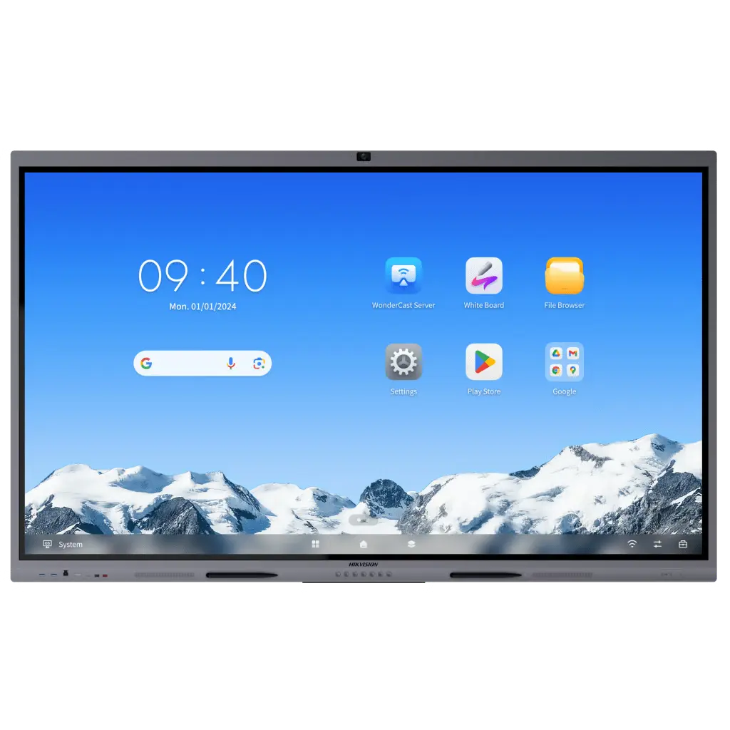 Pantalla interactiva táctil de 86" con Android 14 e IA