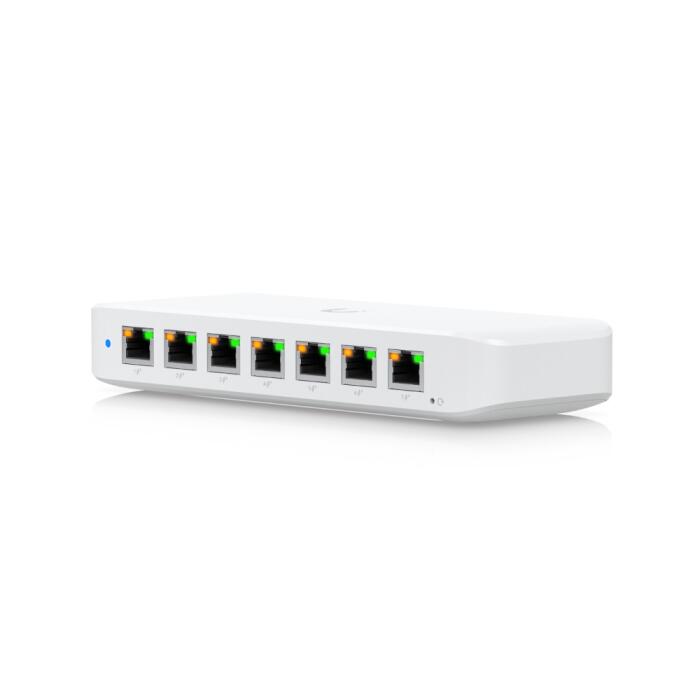 UNIFI Switch PoE Gigabit Ethernet de capa 2 compacto de 8 puertos y opciones de montaje, 8 puertos, Gigabit Ethernet, PoE++