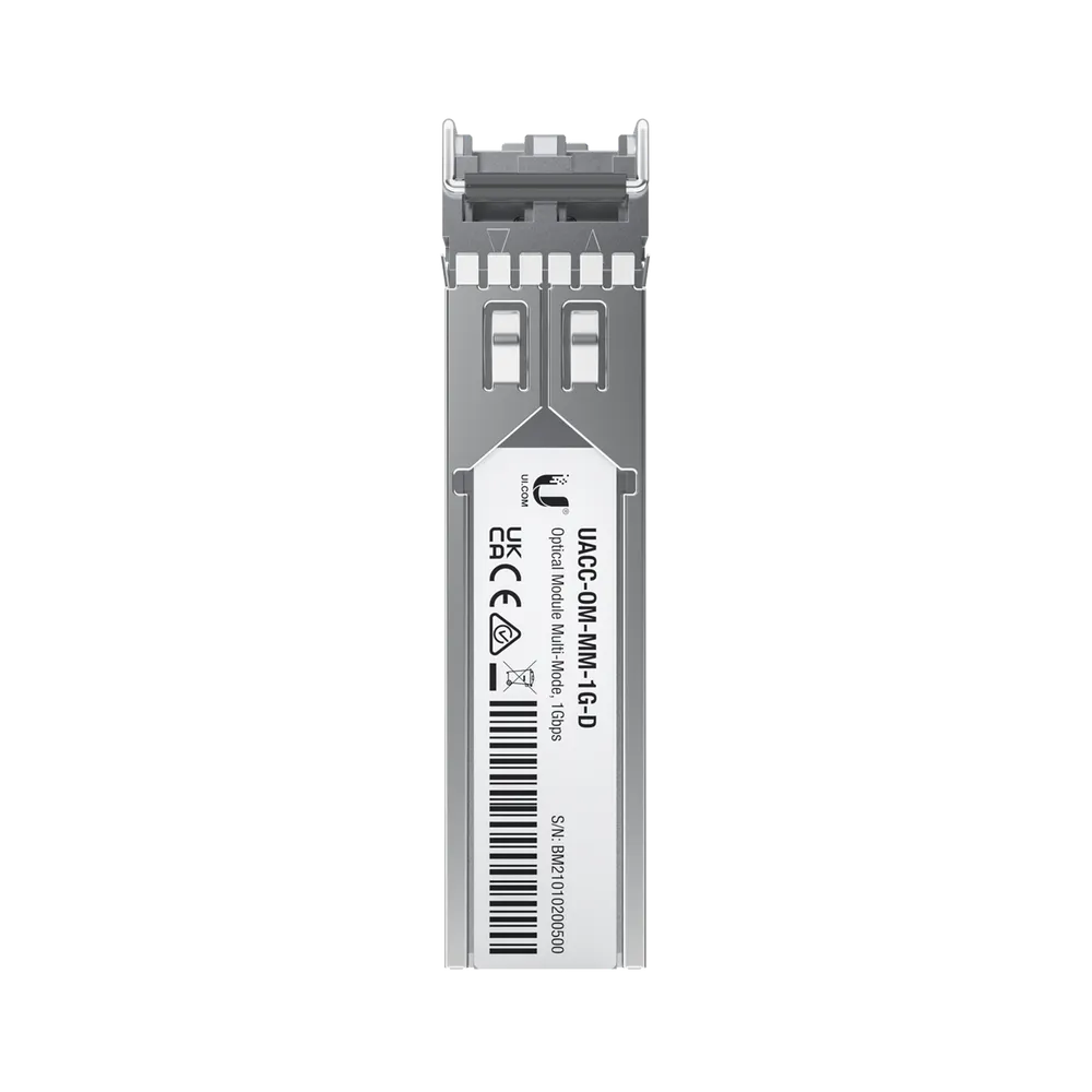 [UBT-UACC-OM-MM-1G-D-2] Kit de Módulos SFP Multimodo 1G Duplex LC — 2 Pack | 850 nm · Hasta 550 m · 1000BASE-SX
