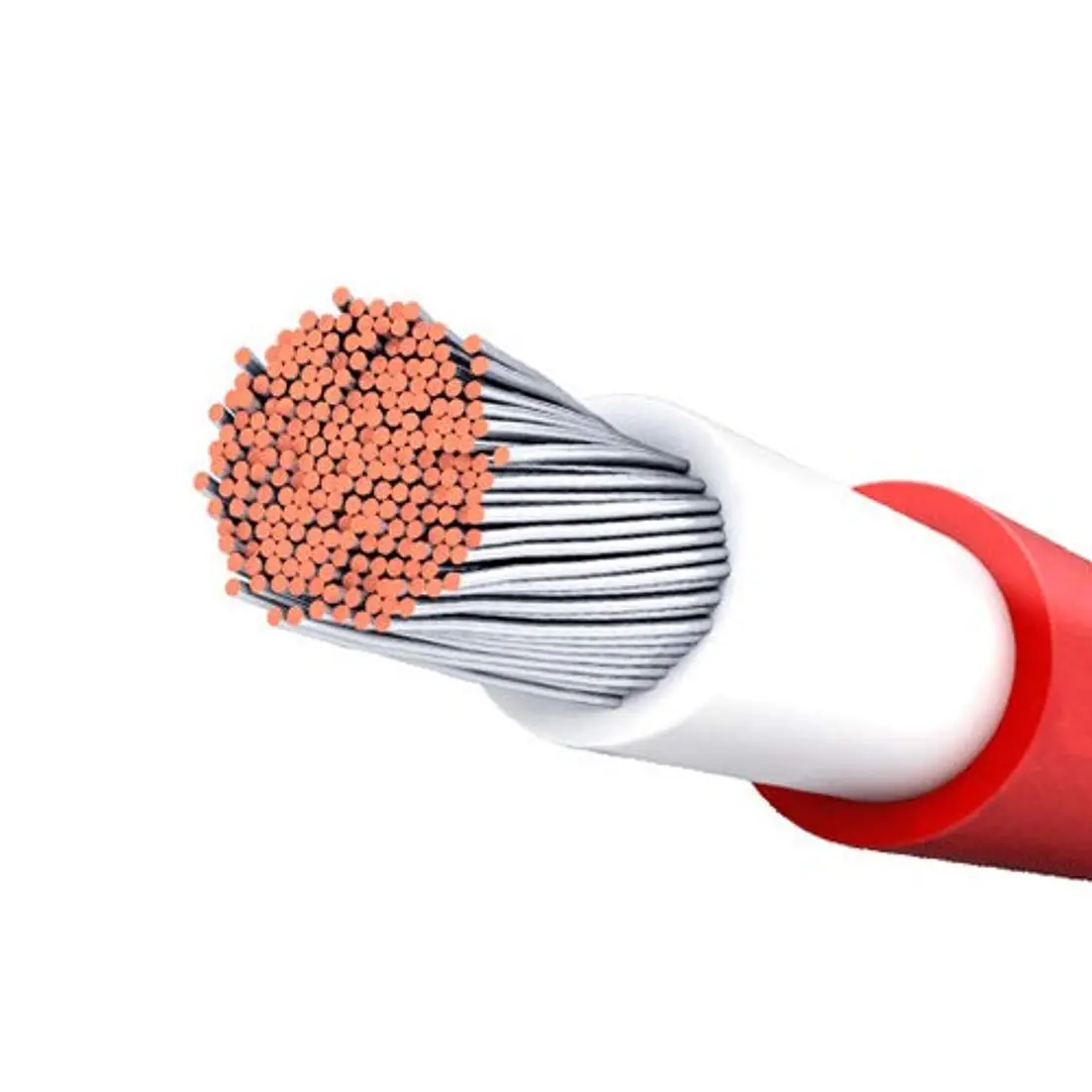 CABLE FOTOVOLTAICO 1X4 MM (12AWG) ROJO PV-H1Z2Z2-K IEC