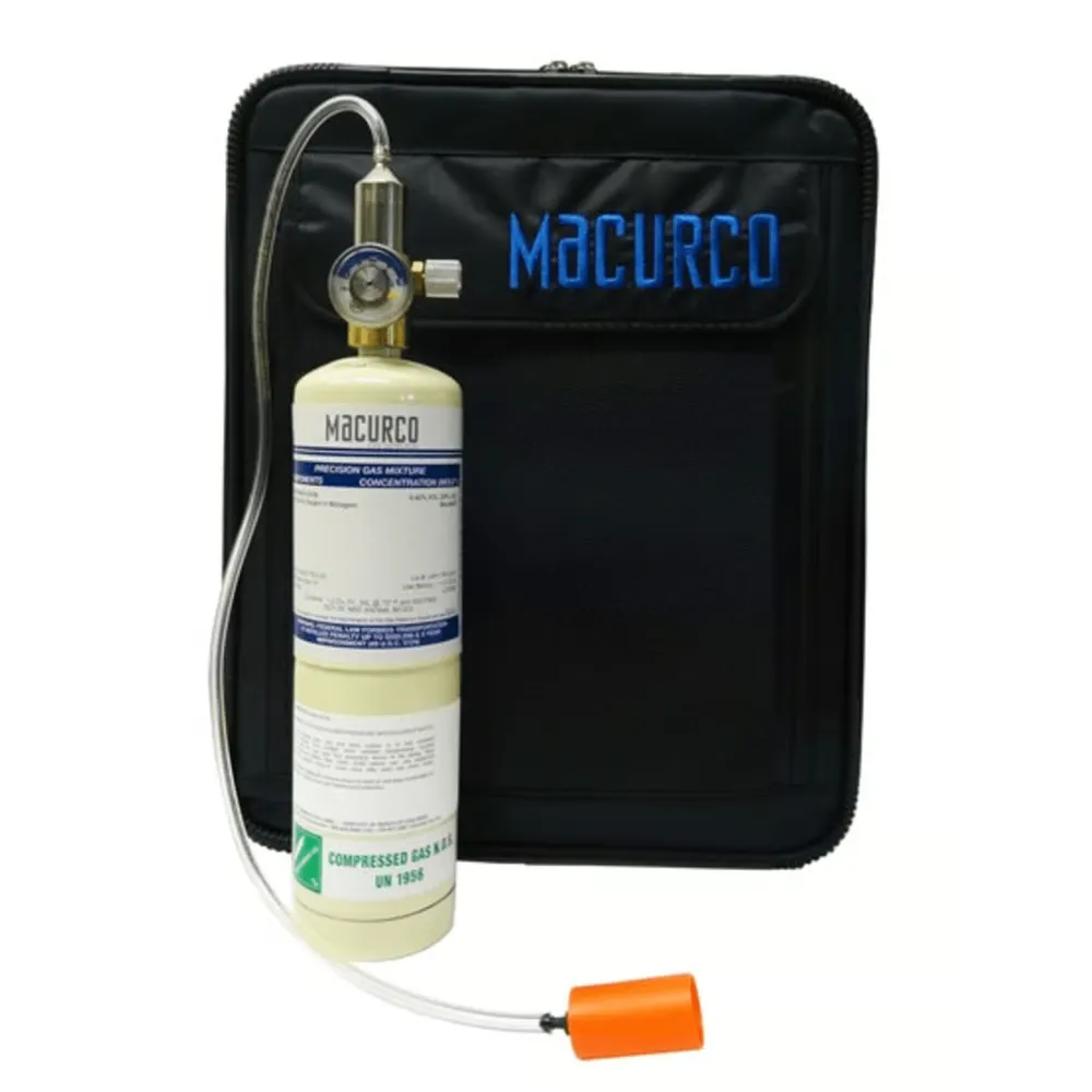 [MCC-30-0062-2200-1] CO, LEL, O2, Refrigerante, Kit de calibración.  Se utiliza con Macurco CM-6, CM-12, GD-6, GD-12, OX-6, OX-12, RD-VRF y AireShield.