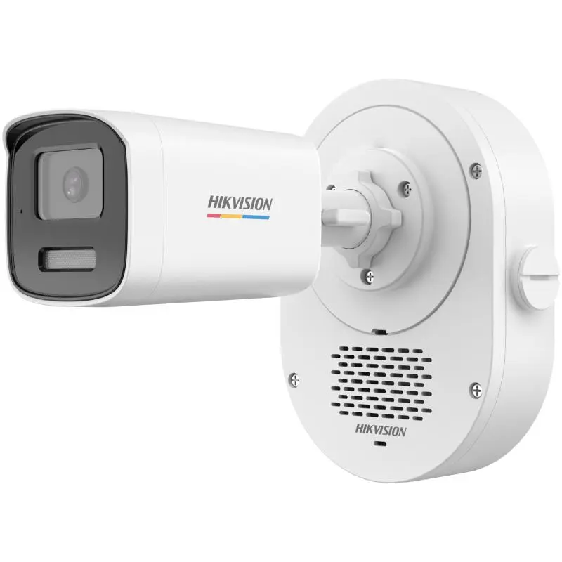 Camara Ip, Bullet,  4 Mp, Lente 4 mm, 50 mts IR + 50 mts Luz Blanca, Micrófono Integrado, ACUSENSE Lite, Exterior IP67, WDR 120 dB, PoE, Micro SD