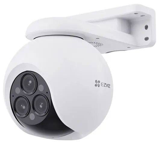 Cámara Wi-Fi Exterior Triple Lente 2K con Zoom 12×, Vista 360° y Alarma – IP67