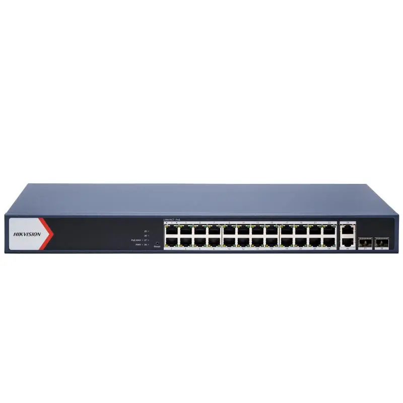 Switch Smart PoE Gigabit de 24 Puertos con Uplinks RJ45 y SFP