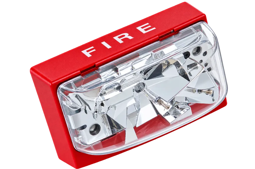 Estrobo multicandela TrueAlert, montaje en techo, 135 /177/185 cd de alta candela, rojo, “FIRE”