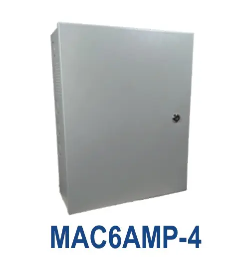 Fuente de alimentación de 6 A: MAC6AMP-4 es una fuente de alimentación de 6 amperios con 4 salidas de 24 V CC. MACURCO