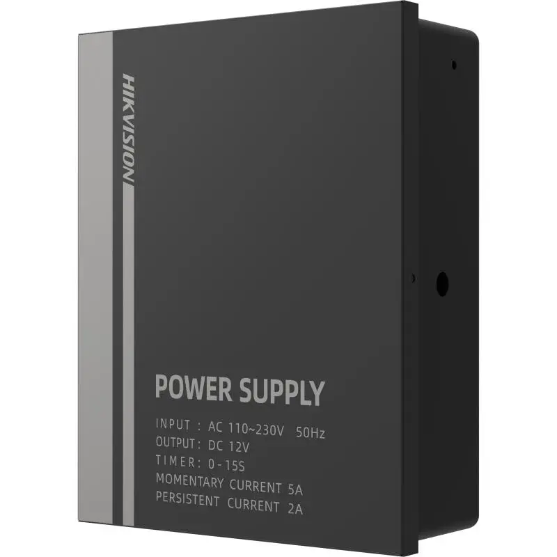 Fuente de alimentación para control de acceso y cerraduras magnéticas, Voltaje entrada 110-230vca, salida 12v 24W