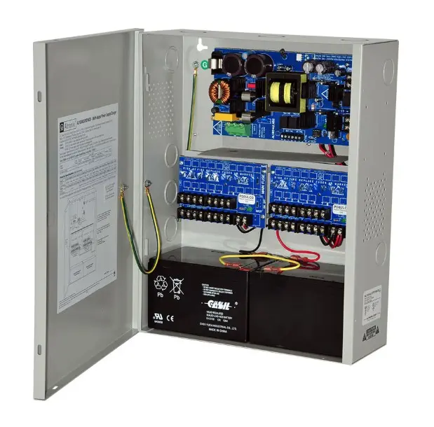 Fuente y cargador Altronix 24 VCC con 16 salidas independientes
