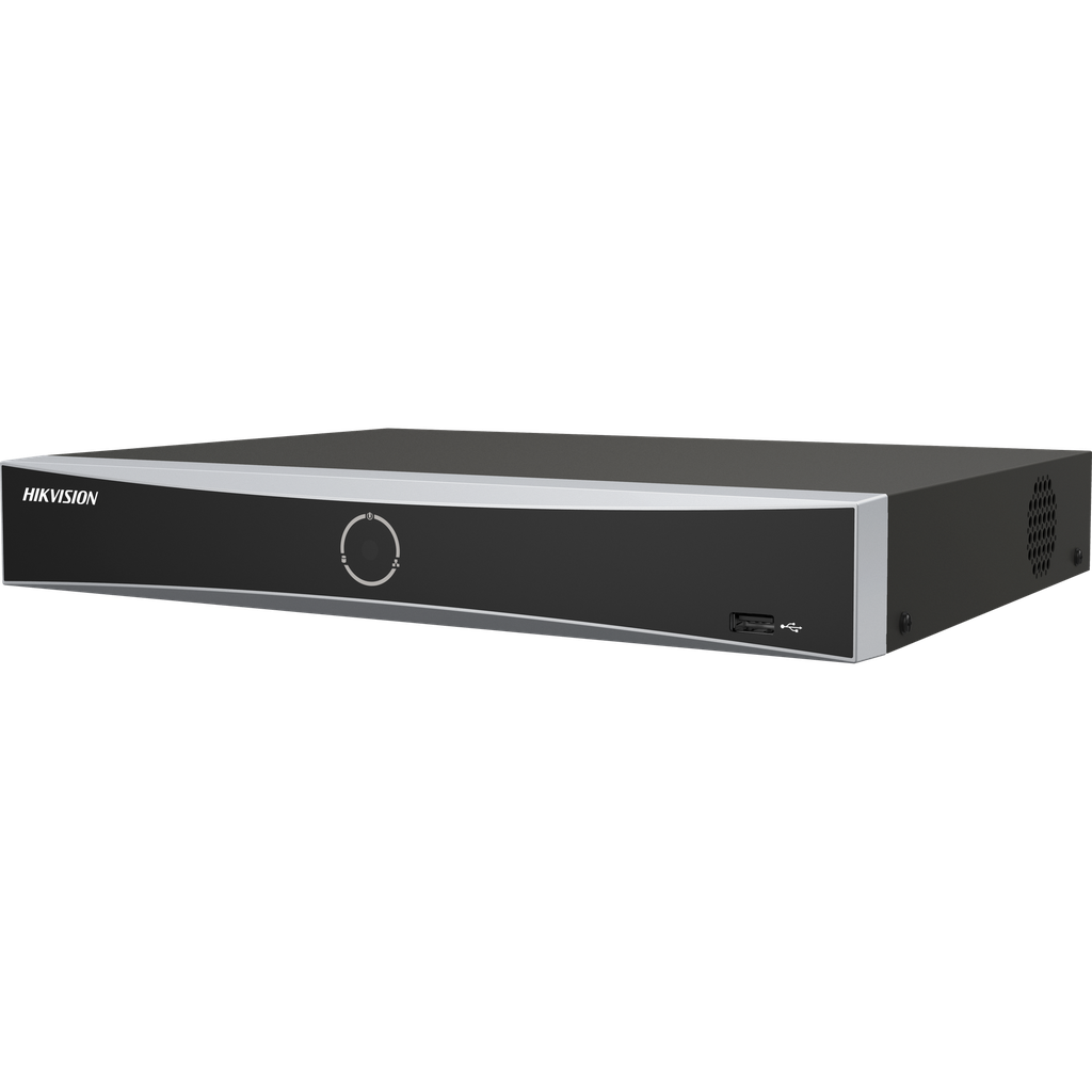 NVR Hikvision AcuSense para 16 cámaras IP de hasta 8 MP