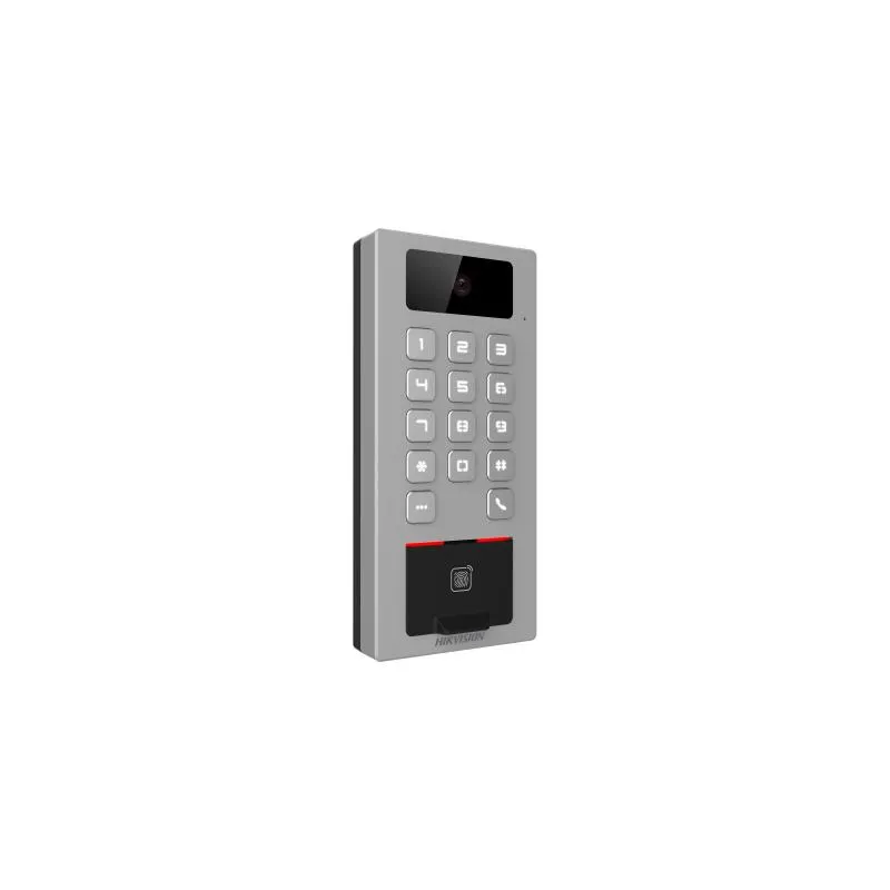 Terminal de Control de Acceso IP65/IK09 con Tarjeta, Huella, PIN y Videoportero SIP – MicroSD hasta 256 GB