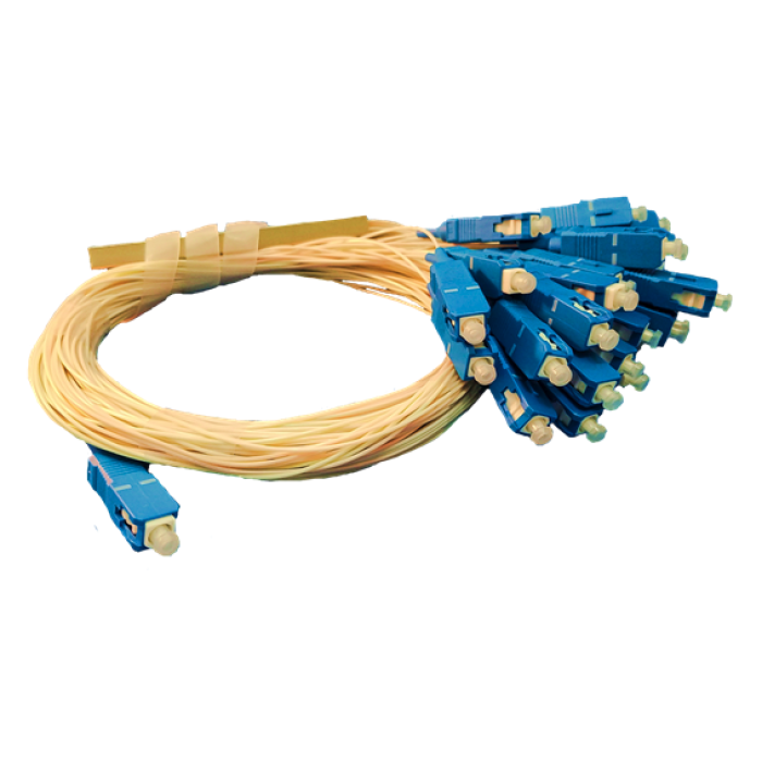 [CBL-OSP906102A82NB] Divisor Óptico FTB 1*2 -No Balanceado - 80/20- Conector SC Monomodo/APC - 01metro
