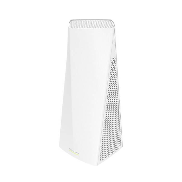 Router (Audience) Tri-Banda: uno 2.4 y dos 5 GHz, tecnología Mesh. Mikrotik.