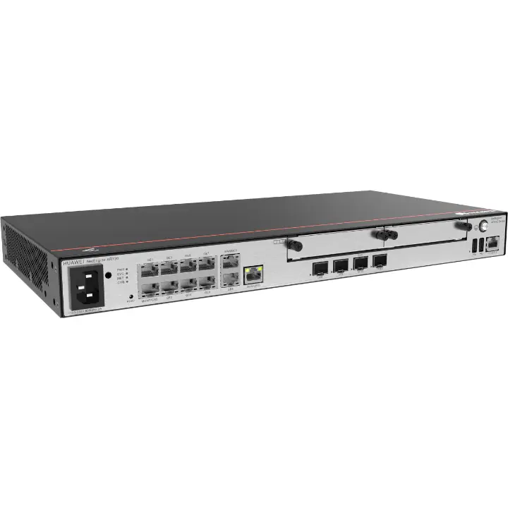 Router 9–25 Mpps para 1,200 Terminales con 2×GE WAN, 1×10GE WAN y 8×GE LAN Conmutables - 02354GBM-001