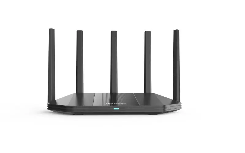 [HIK-DS-3WR30X] Router Inalámbrico, Wifi 6, Hasta 3000 Mbps, MESH, Doble Banda AC (2.4 GHz y 5 GHz), 4 Puertos 1000 Mbps, 5 Antenas Omnidireccional, Interior, Beamforming Optimizado, Administración Gratuita desde la Nube
