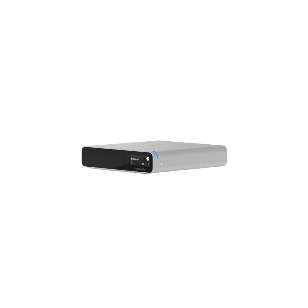 [UBT-UCK-G2-SSD] UniFi Cloud Key Gen2 Plus UCK-G2-SSD — Consola UniFi OS compacta con SSD de 1 TB preinstalado, NVR Protect para hasta 24 cámaras HD, alimentación PoE y carcasa de aluminio anodizado