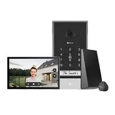 [EVI-CS-EP7-R100-1W2HTFC] Videoportero Ezviz Inalámbrico con Monitor, Frente de Calle Impermeable y Panel Solar