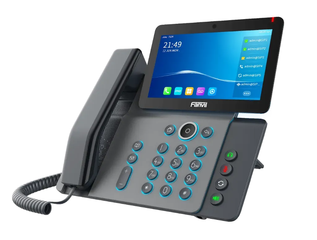 [FAN-V67] Videoteléfono Fanvil de Pantalla Táctil 7” con 112 Teclas DSS, Wi-Fi, Bluetooth y Cámara 5 MP